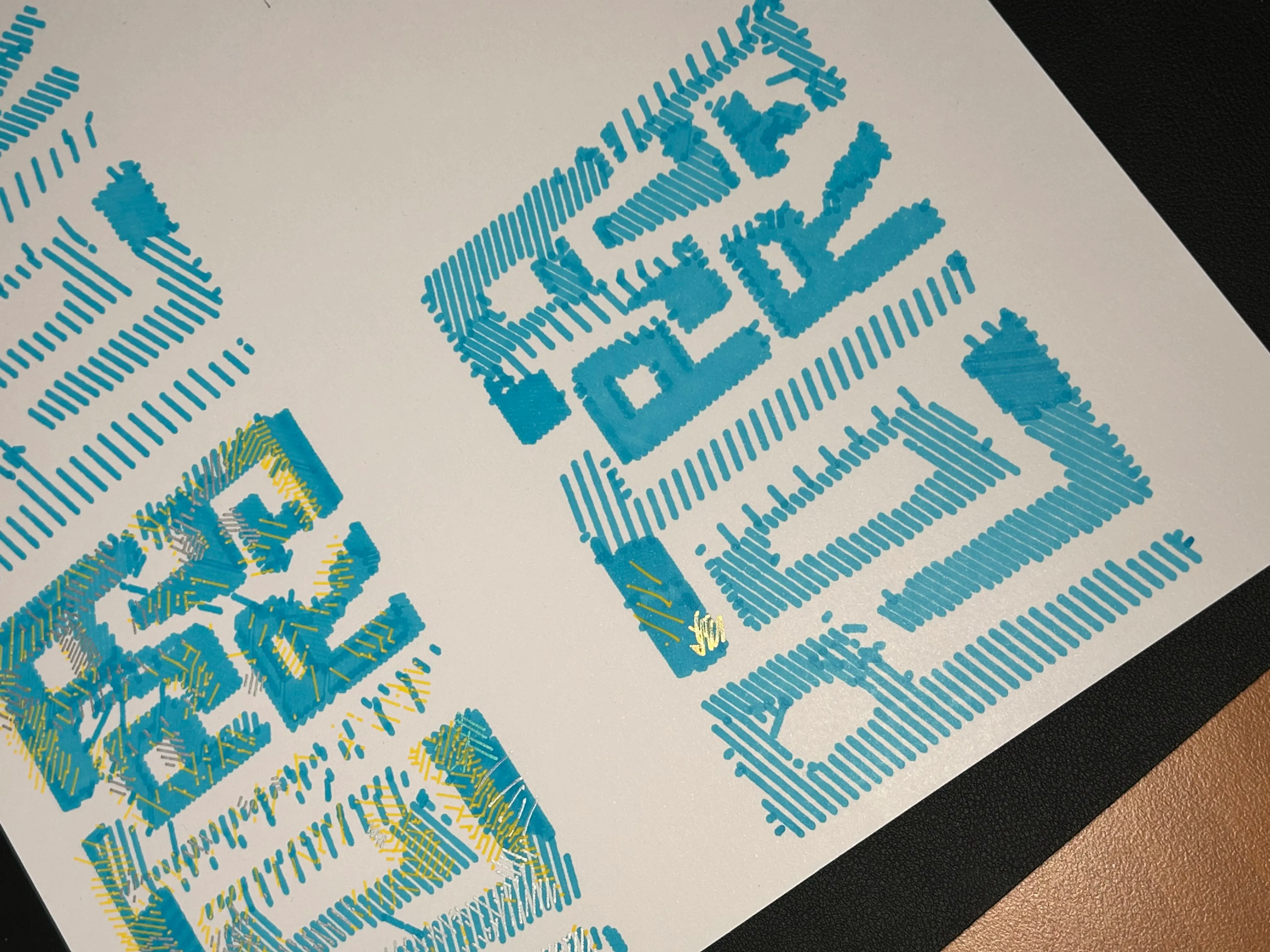 Some early plot party test plots