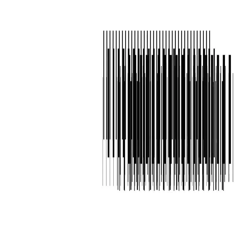 Genuary 25 #01: Vertical lines only