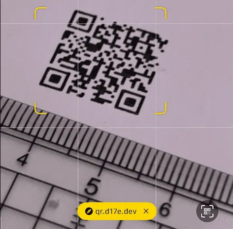 Less strokes, more QR