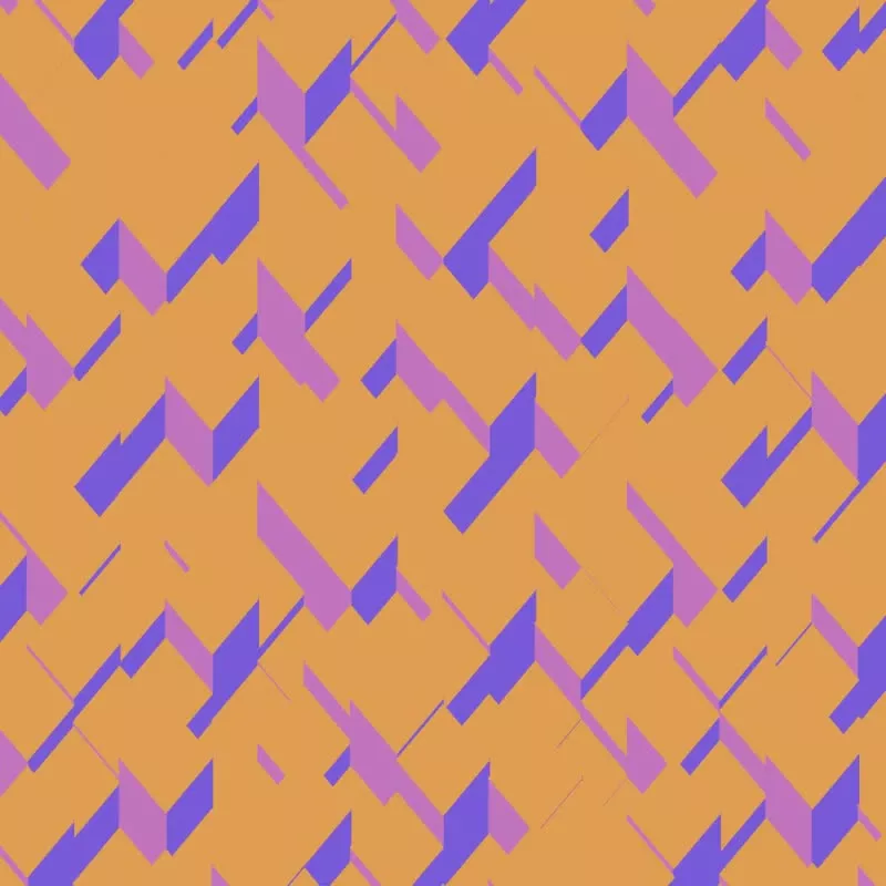 Genuary 25 #05: Zoomed In & Orange