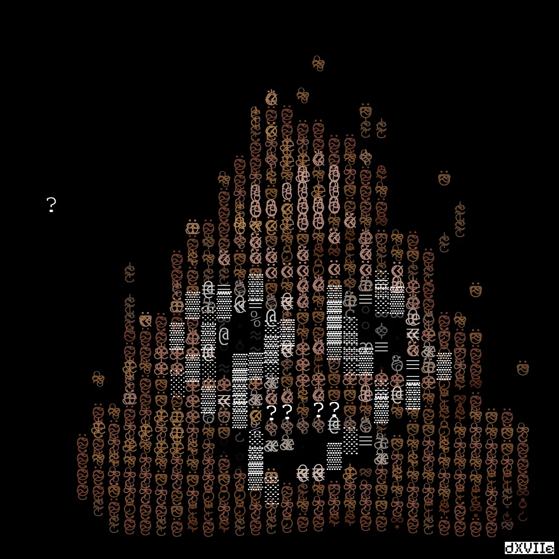Genuary 2024 #09: ASCII.'
